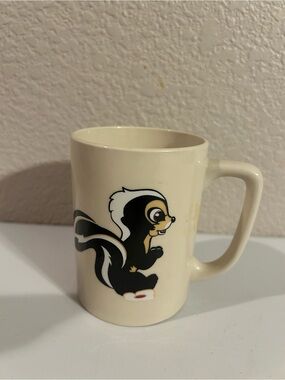 Vintage Marco Polo Disney Bambi's Flower the Skunk Fine China Coffee Cup Mug